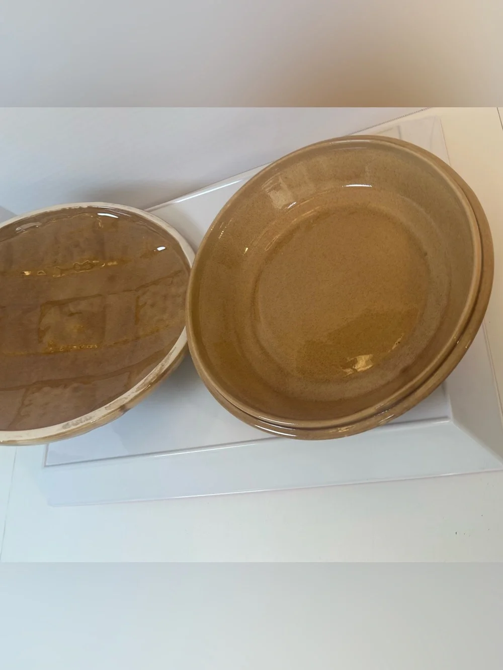 Ceramic Blueberry Pie Covered Dish from Portugal.